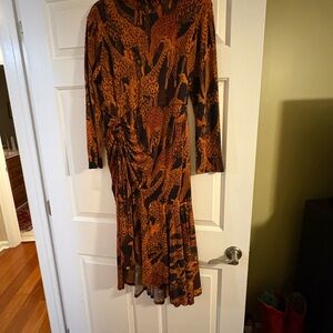 long sleeve batwing dress Batwing Sleeve Glam Dress